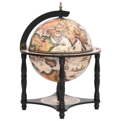 Exclusieve Wereldbol Globebar - Zwart/Wit Design